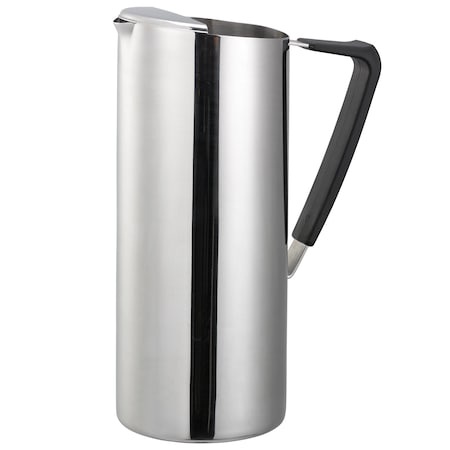 Service Ideas Slim Water Pitcher, 1.6L Double Wall Stainless Steel, Polished X7DWPS